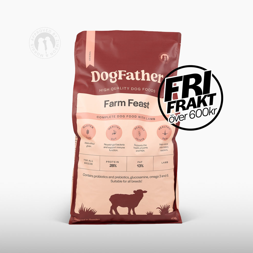 Hundfoder Lamm & Ris, 11kg