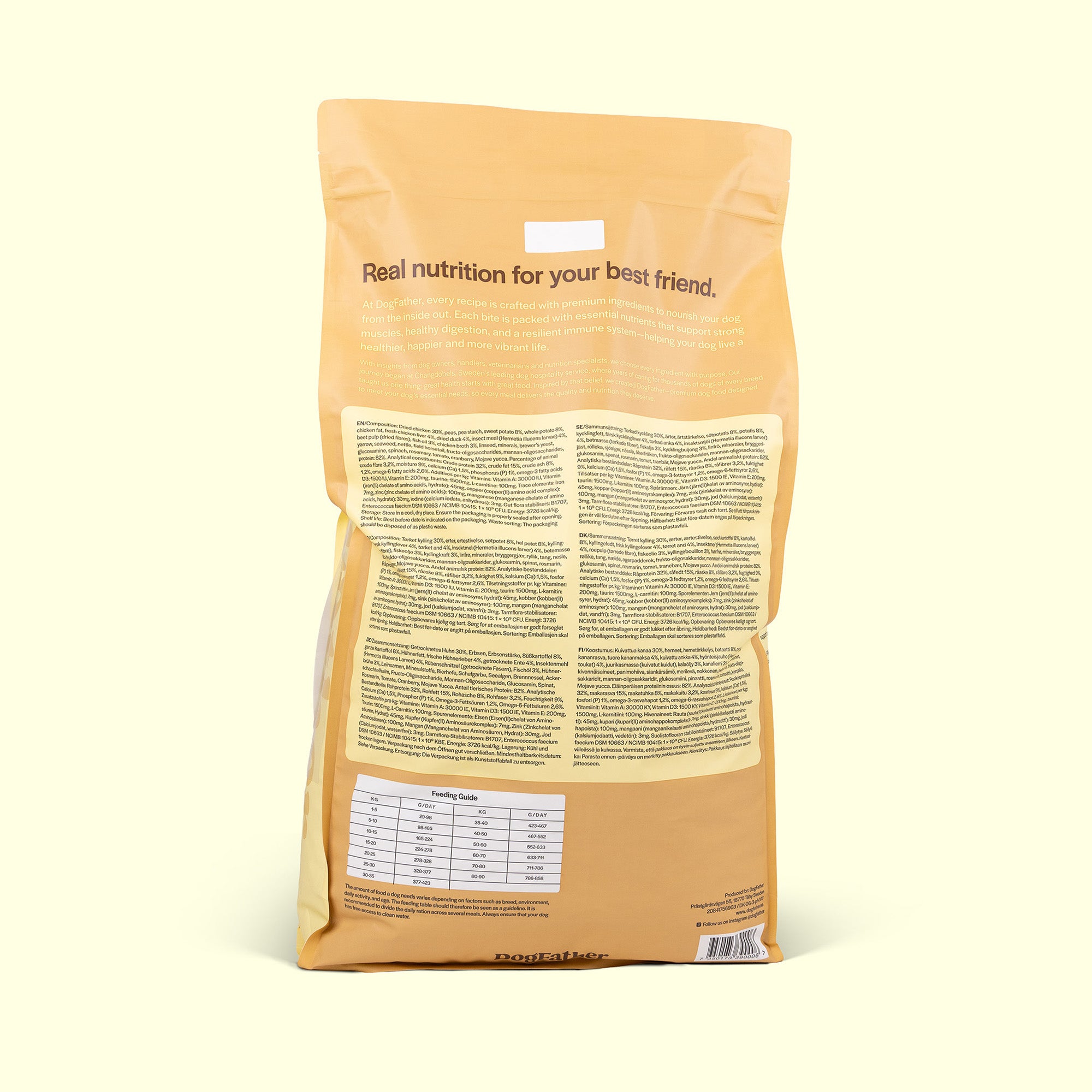 Hundfoder Kyckling & Anka, 11kg