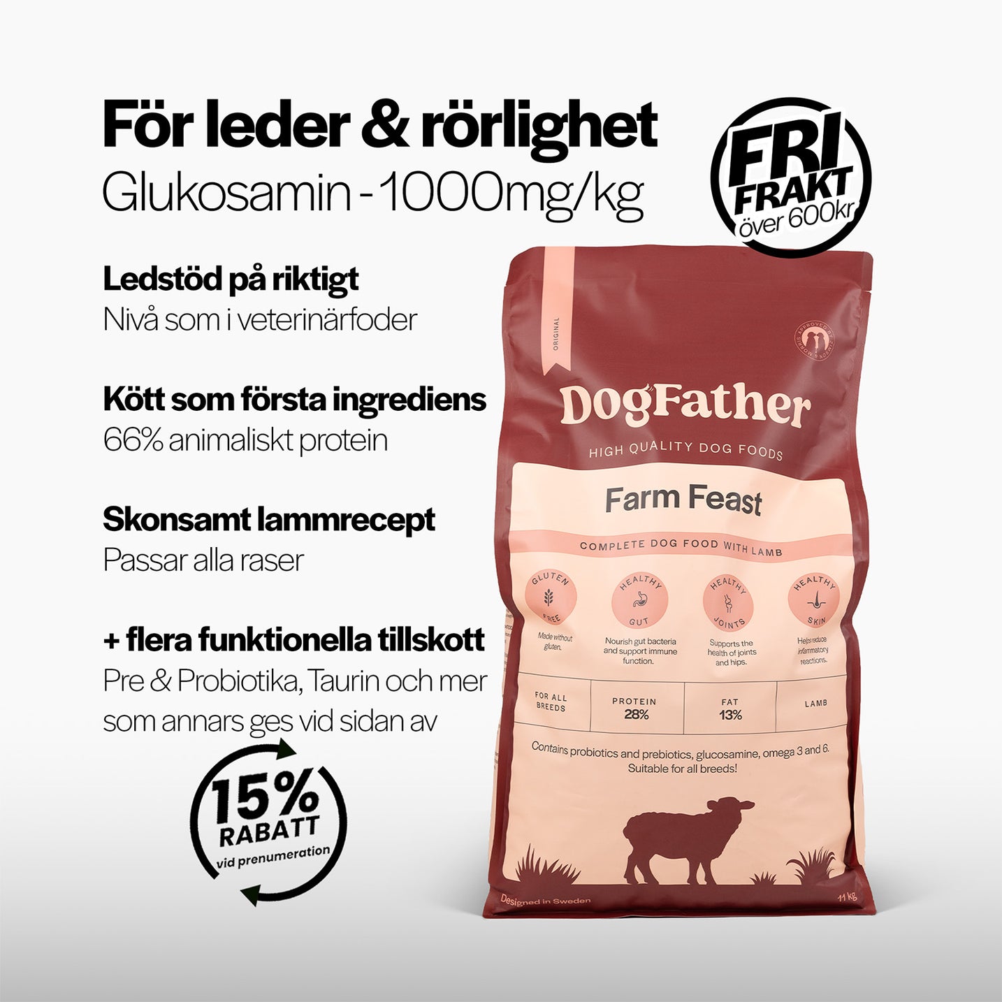 Foder & Såskit - Lamm 2kg