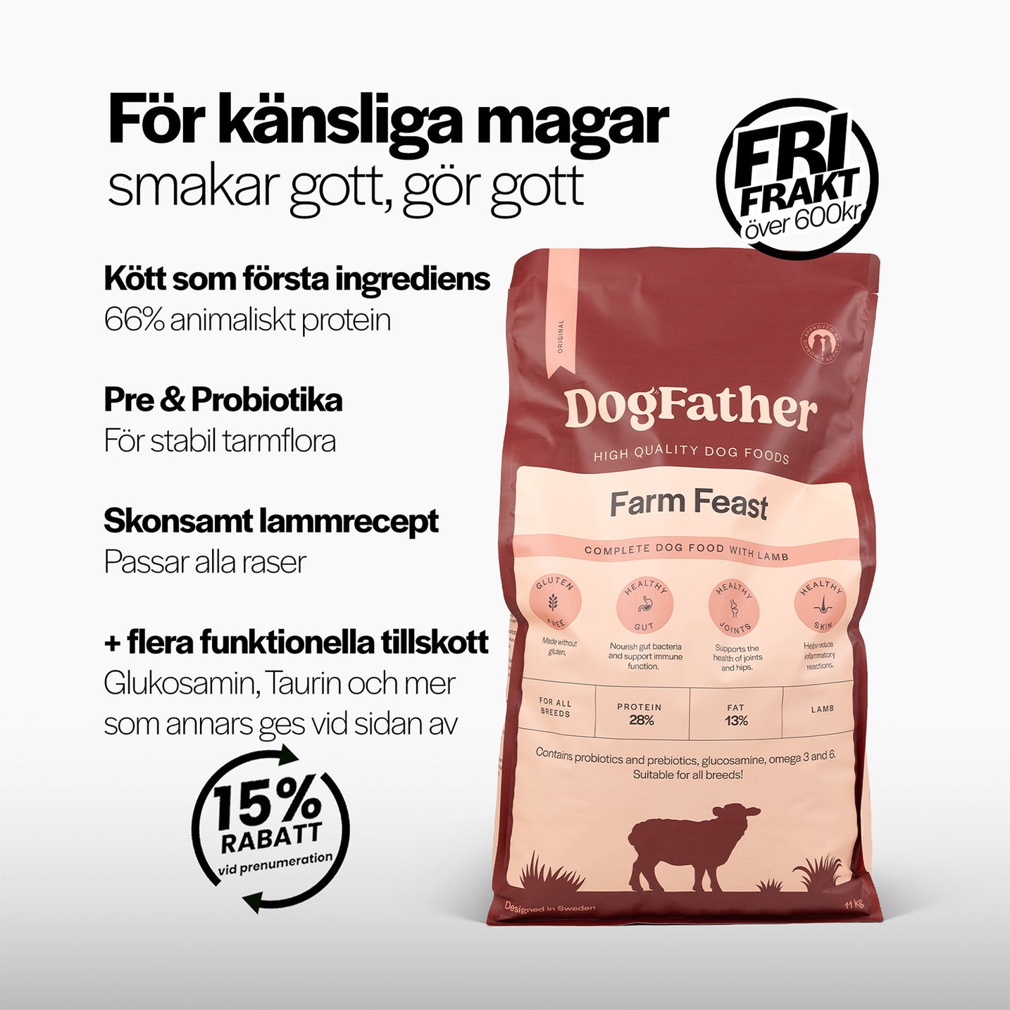 Foder & Såskit - Lamm 2kg