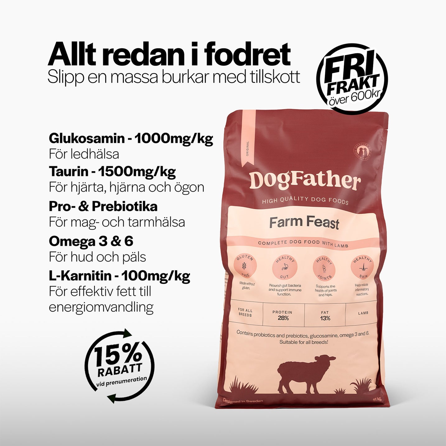 Foder & Såskit - Lamm 2kg