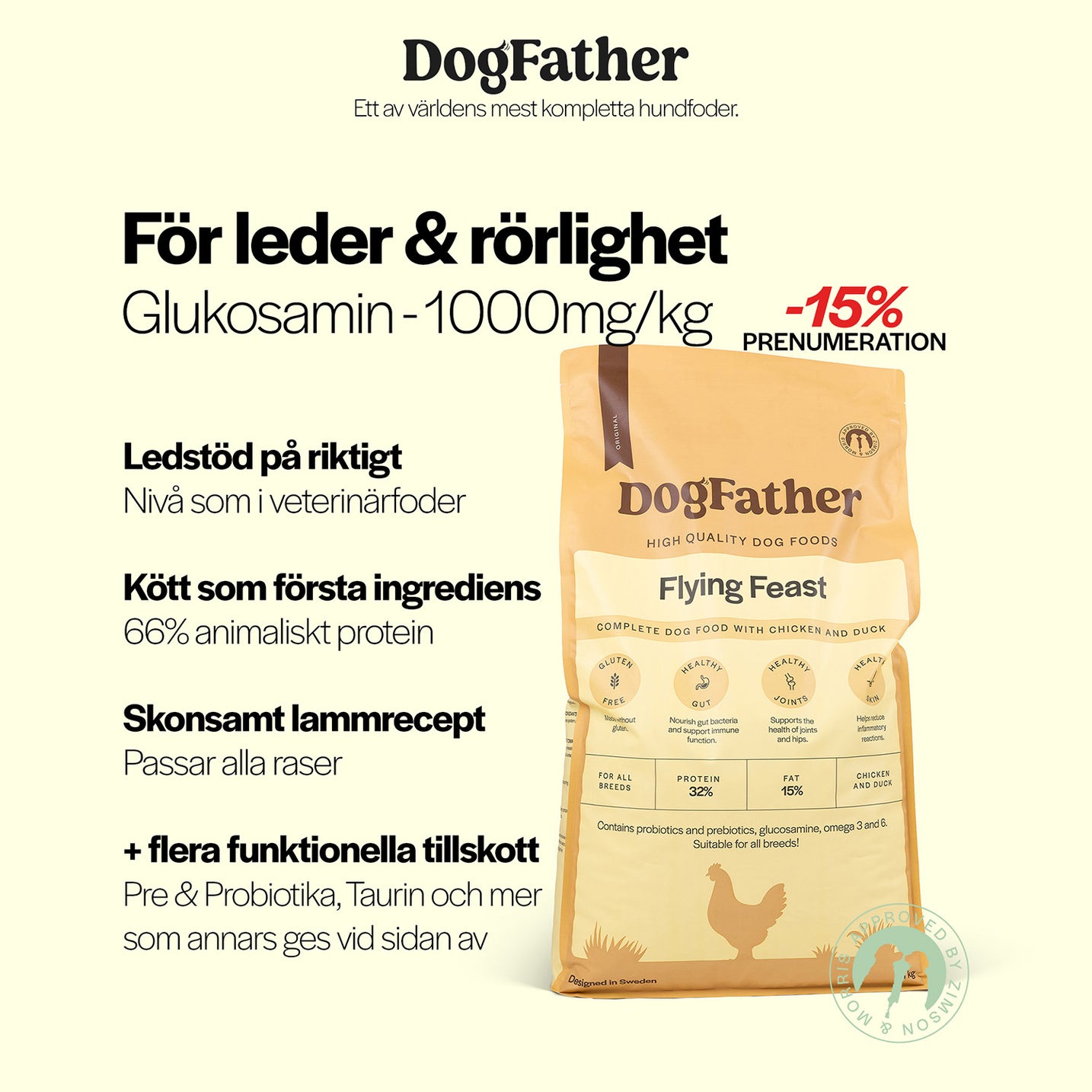 Dog Food Chicken & Duck, 11kg