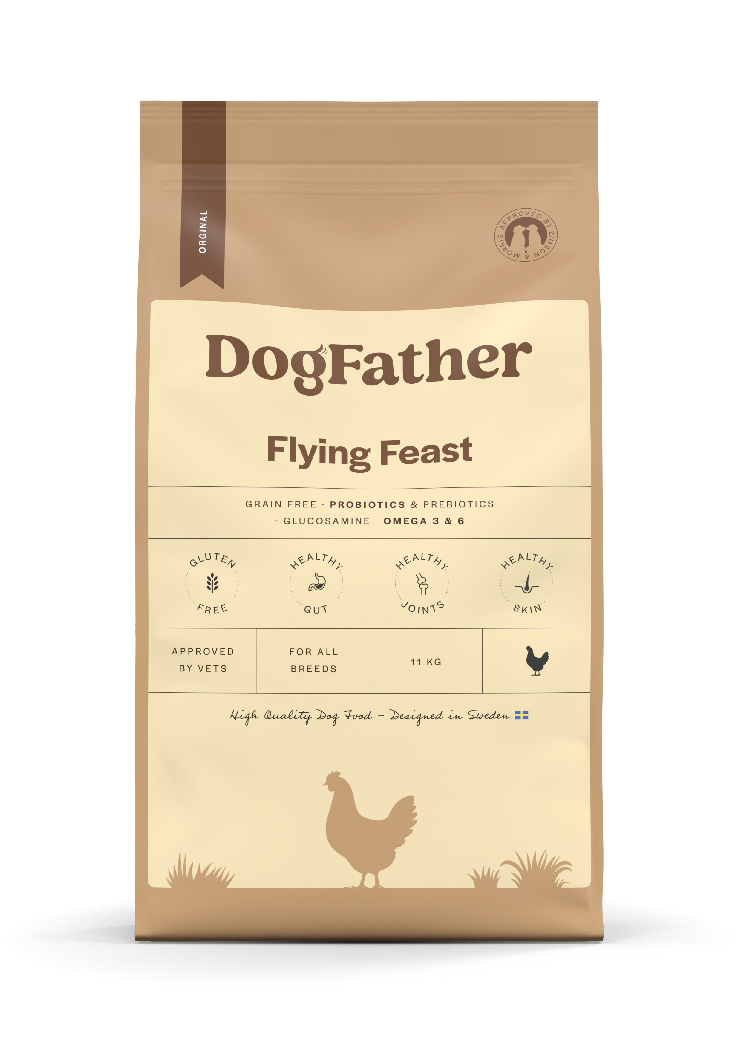 Hundfoder Kyckling & Anka, 11kg