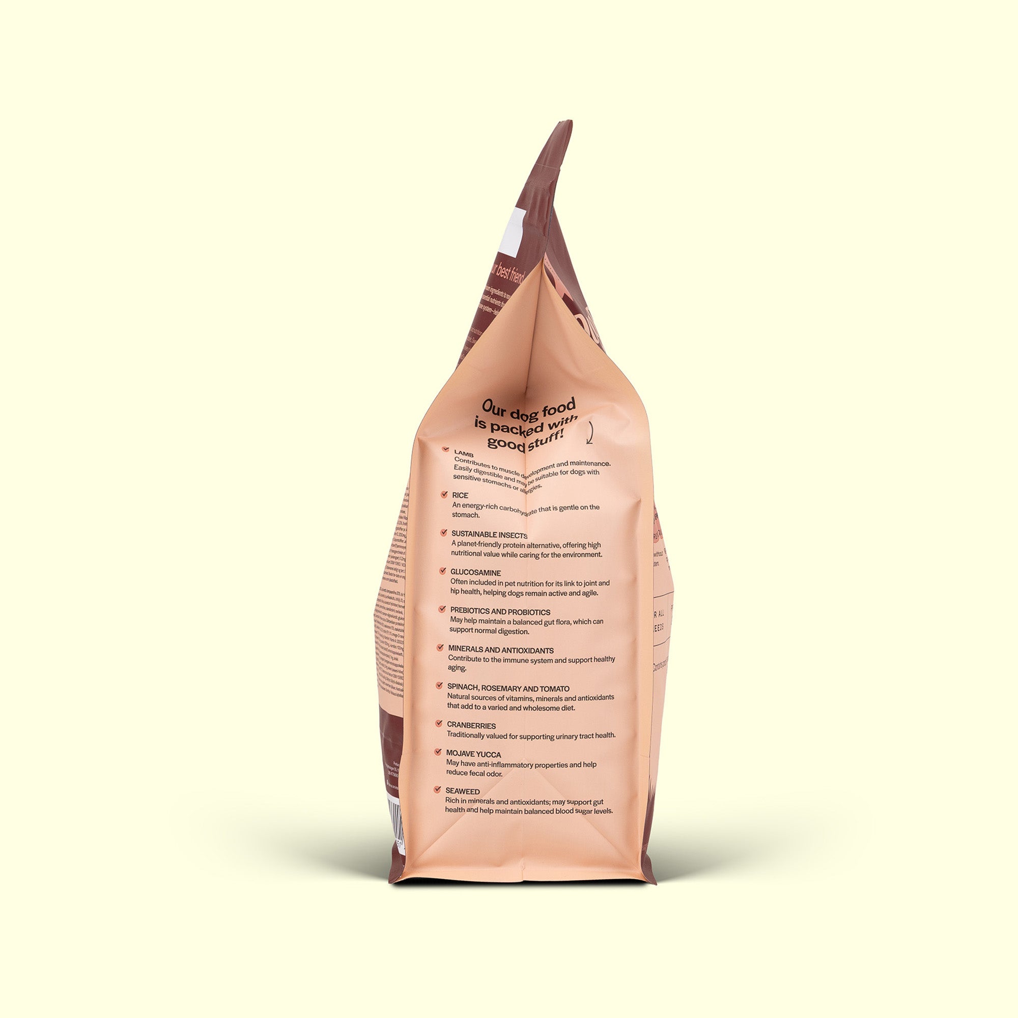 Hundfoder Lamm & Ris, 2kg