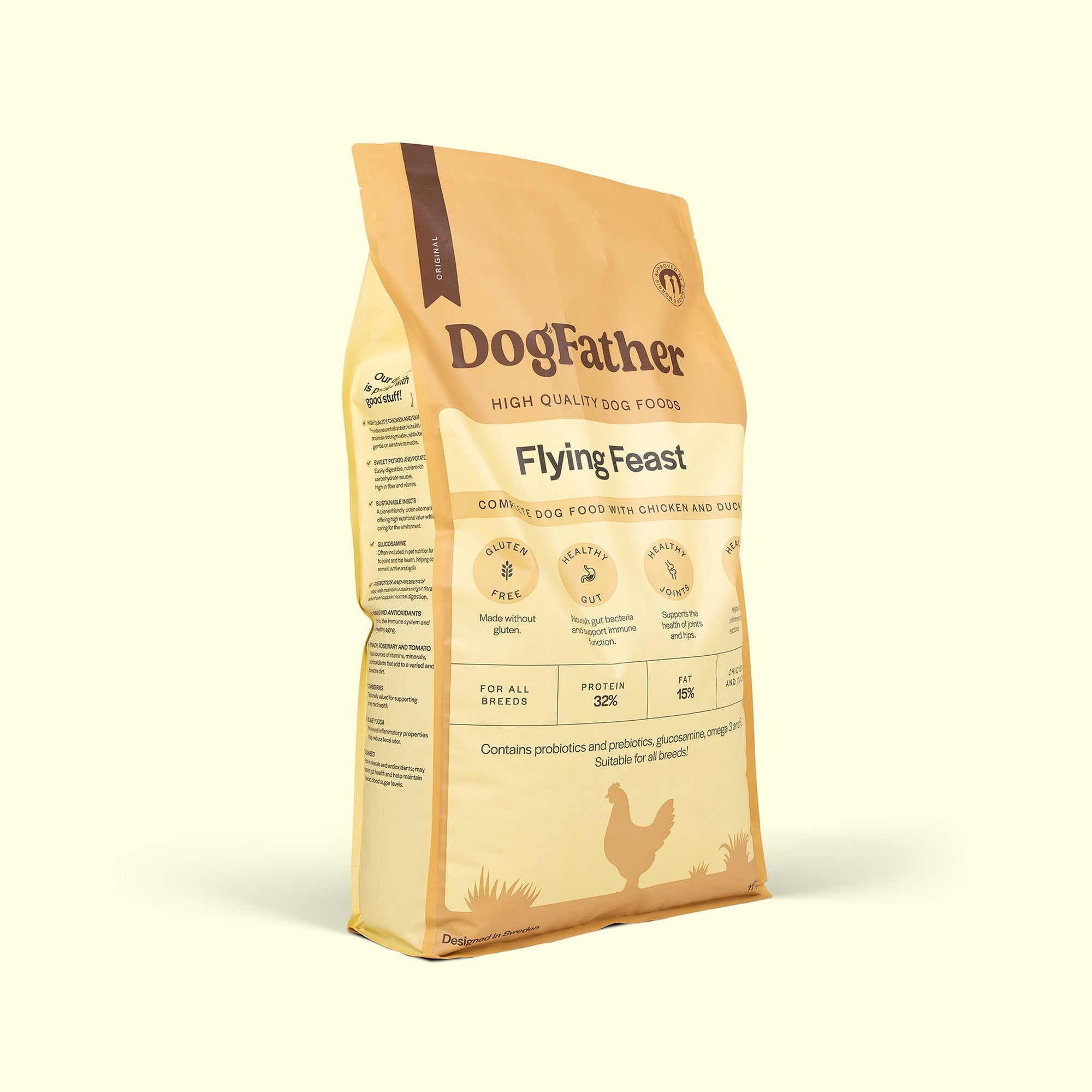 Hundfoder Kyckling & Anka, 11kg