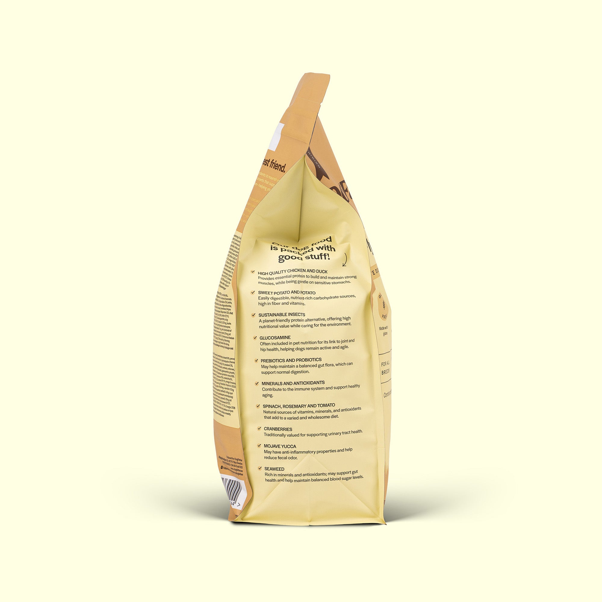 Hundfoder Kyckling & Anka, 2kg